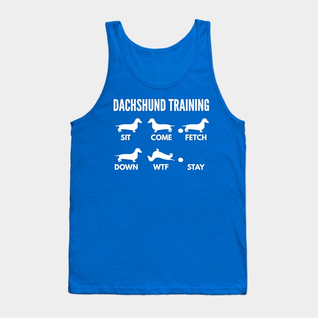 Dachshund Training Wiener Tricks Tank Top by DoggyStyles